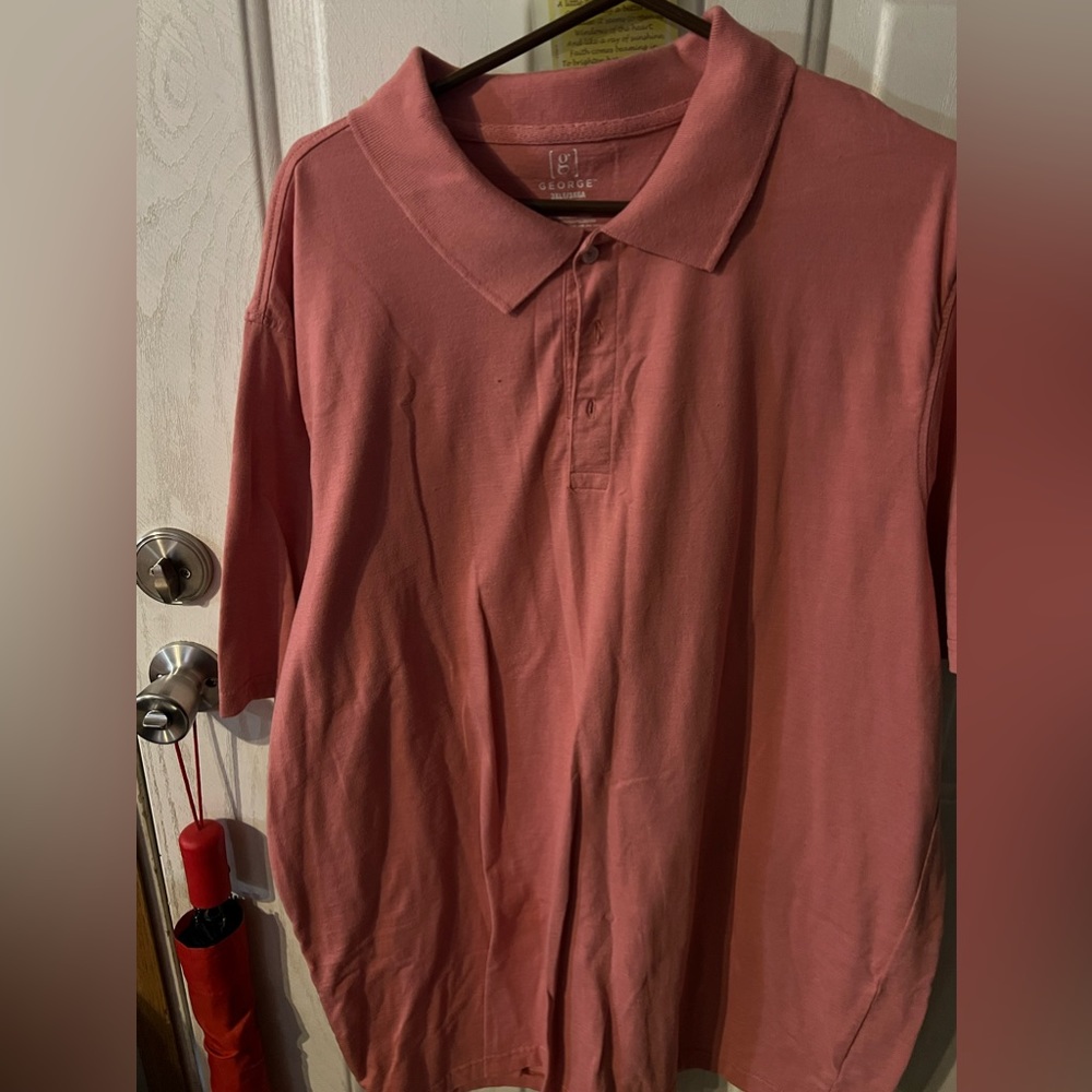 George mens short sleeve polo pastel 3XL